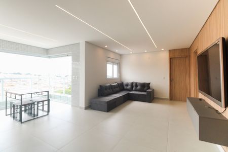 Sala  de apartamento à venda com 2 quartos, 81m² em Cidade Mãe do Céu, São Paulo