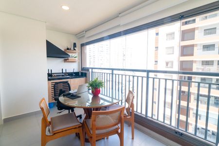 Sacada da Sala de apartamento à venda com 2 quartos, 74m² em Jardim Prudência, São Paulo