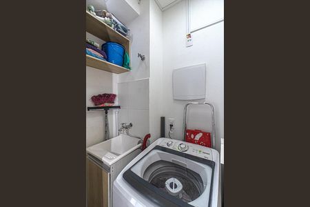 sala, cozinha e área de serviço compartilhadas_7 de apartamento para alugar com 1 quarto, 29m² em Sacoma, São Paulo