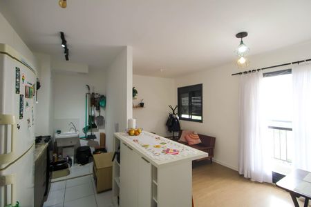 Sala/Cozinha de apartamento para alugar com 1 quarto, 39m² em Parque da Vila Prudente, São Paulo