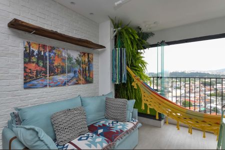 Sala de apartamento para alugar com 2 quartos, 55m² em Vila Anastácio, São Paulo