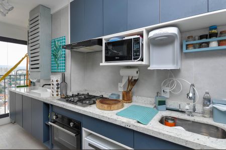 Cozinha Americana de apartamento para alugar com 2 quartos, 55m² em Vila Anastácio, São Paulo