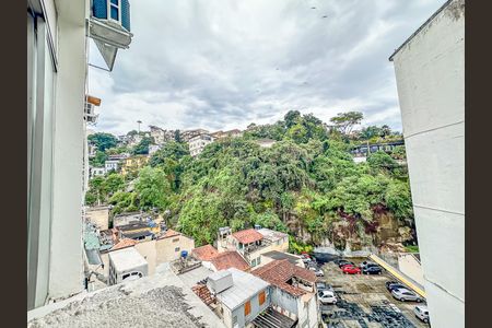 Vista da Sala de kitnet/studio para alugar com 1 quarto, 25m² em Santa Teresa, Rio de Janeiro