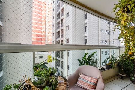 Varanda da Sala de apartamento à venda com 3 quartos, 131m² em Jardim Bela Vista, Santo André