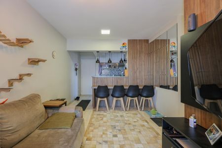Sala de apartamento à venda com 3 quartos, 71m² em Vila Sonia do Taboao, Taboão da Serra