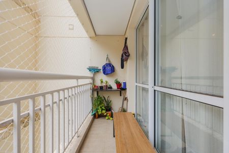 Varanda da Sala de apartamento à venda com 1 quarto, 35m² em Panamby, São Paulo
