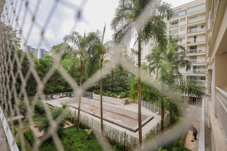 Vista da Varanda da Sala de apartamento à venda com 1 quarto, 35m² em Panamby, São Paulo