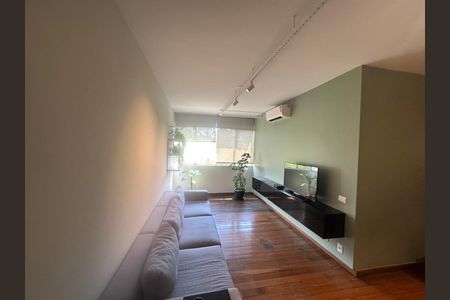 Sala de apartamento para alugar com 3 quartos, 110m² em Estoril, Belo Horizonte