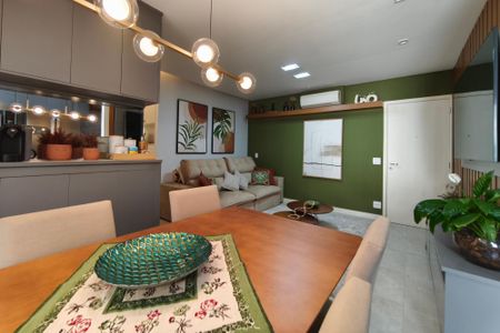 Sala de apartamento à venda com 2 quartos, 68m² em Ponte Preta, Campinas