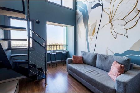 Sala de apartamento para alugar com 1 quarto, 35m² em Jardim das Acacias, São Paulo
