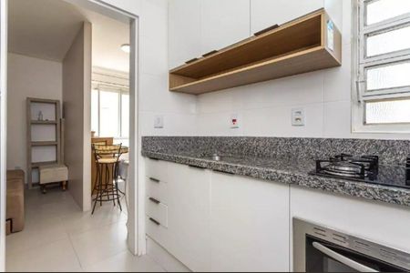 Cozinha de apartamento à venda com 1 quarto, 27m² em Cidade Baixa, Porto Alegre