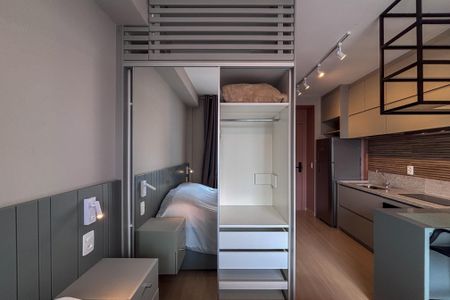 Studio para alugar com 27m², 1 quarto e sem vaga