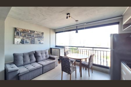 Sala/Cozinha de kitnet/studio para alugar com 1 quarto, 33m² em Bom Retiro, São Paulo