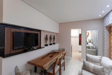 Sala de apartamento à venda com 2 quartos, 55m² em Planalto, Belo Horizonte