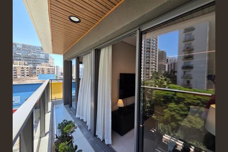 Varanda de apartamento à venda com 2 quartos, 60m² em Vila Nova Conceição, São Paulo