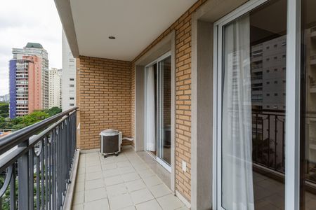 Varanda de apartamento para alugar com 1 quarto, 48m² em Moema, São Paulo