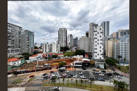 Vista da Varanda de apartamento para alugar com 1 quarto, 25m² em Jardim das Acacias, São Paulo