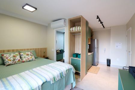 Studio de kitnet/studio para alugar com 1 quarto, 25m² em Jardim das Acacias, São Paulo