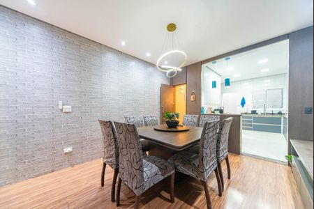 Sala de Jantar de casa de condomínio à venda com 3 quartos, 150m² em Parque Sao Vicente, Santo André