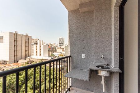 Varanda da Sala de apartamento à venda com 2 quartos, 35m² em Campos Elíseos, São Paulo