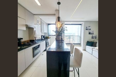 Sala/Cozinha de apartamento à venda com 2 quartos, 49m² em Presidente Altino, Osasco