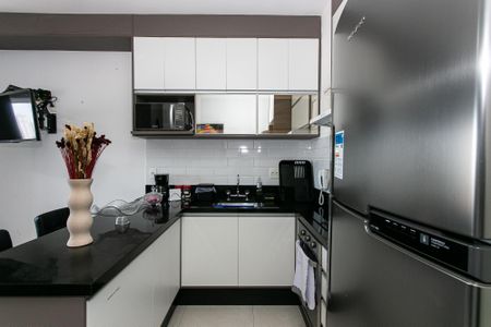 Cozinha de kitnet/studio para alugar com 1 quarto, 35m² em Vila Gomes Cardim, São Paulo