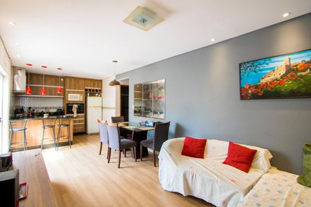 Sala de apartamento para alugar com 3 quartos, 80m² em Jardim Aclimacao, Santo André