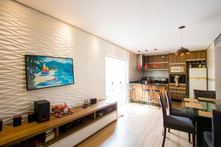 Sala de apartamento para alugar com 3 quartos, 80m² em Jardim Aclimacao, Santo André