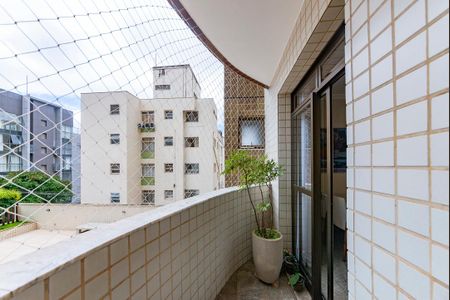 Varanda de apartamento à venda com 3 quartos, 97m² em Coracao de Jesus, Belo Horizonte