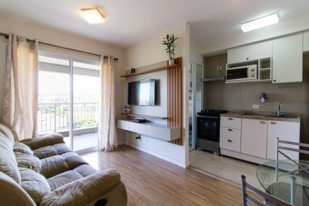 Sala de apartamento para alugar com 2 quartos, 65m² em Vila Anastácio, São Paulo