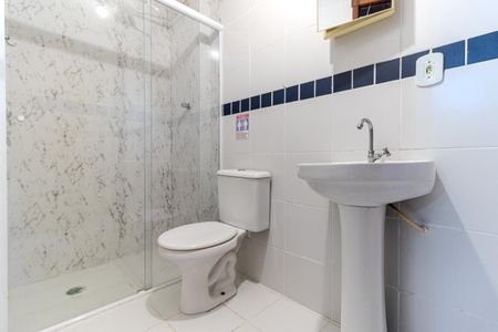 Banheiro de kitnet/studio à venda com 1 quarto, 37m² em Santa Ifigênia, São Paulo