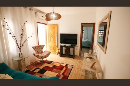 Sala de casa para alugar com 2 quartos, 85m² em Aviação, Praia Grande