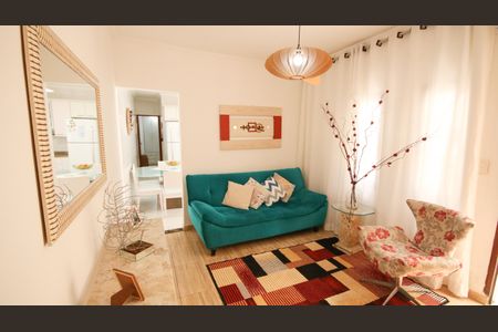 Sala de casa para alugar com 2 quartos, 85m² em Aviação, Praia Grande