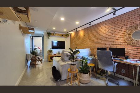 Sala  de apartamento para alugar com 1 quarto, 61m² em Parque das Nações, Santo André