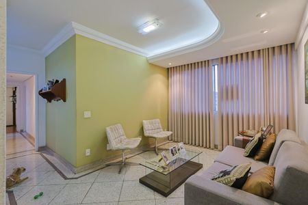 Sala de apartamento à venda com 3 quartos, 97m² em Calafate, Belo Horizonte