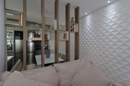 Sala de apartamento para alugar com 2 quartos, 110m² em Parque Novo Oratório, Santo André