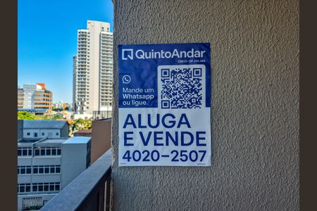 Plaquinha - Varanda de apartamento à venda com 1 quarto, 20m² em Butantã, São Paulo