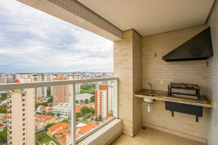 Varanda gourmet de apartamento à venda com 2 quartos, 67m² em Vila Gilda, Santo André