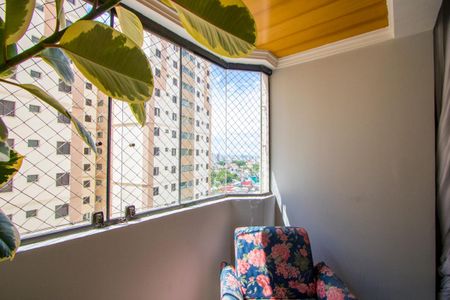 Varanda da sala de apartamento à venda com 3 quartos, 75m² em Vila Apiai, Santo André