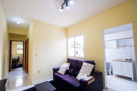 Sala de apartamento à venda com 2 quartos, 86m² em Vila Guiomar, Santo André