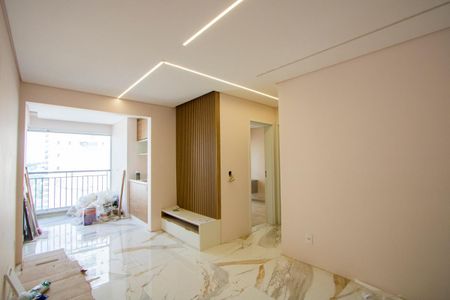 Sala de apartamento para alugar com 2 quartos, 66m² em Jardim, Santo André