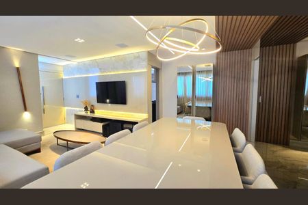 Sala  de apartamento à venda com 3 quartos, 110m² em Santo Antônio, Belo Horizonte