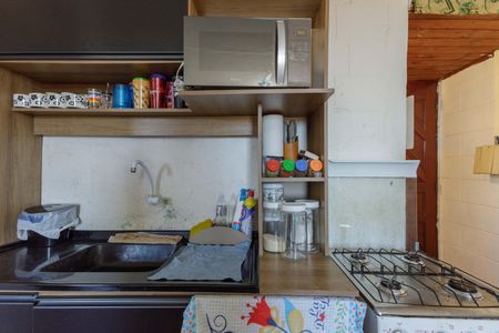 Sala e Cozinha de apartamento à venda com 1 quarto, 47m² em Rubem Berta, Porto Alegre