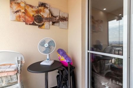 Varanda da Sala de apartamento à venda com 2 quartos, 65m² em Carandiru, São Paulo
