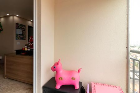 Varanda da Sala de apartamento à venda com 2 quartos, 65m² em Carandiru, São Paulo