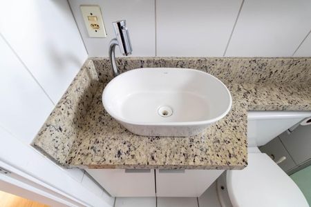 Apartamento para alugar com 44m², 2 quartos e sem vaga Apartamento para alugar com 44m², 2 quartos e sem vagaBanheiro Social