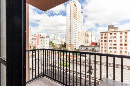 Varanda da Sala de apartamento à venda com 2 quartos, 35m² em Campos Elíseos, São Paulo