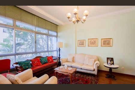 Sala de apartamento para alugar com 4 quartos, 178m² em Funcionários, Belo Horizonte