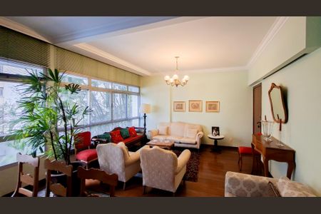 Sala de apartamento para alugar com 4 quartos, 178m² em Funcionários, Belo Horizonte