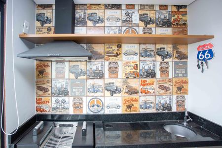 Varanda gourmet de apartamento à venda com 2 quartos, 51m² em Centro, Diadema